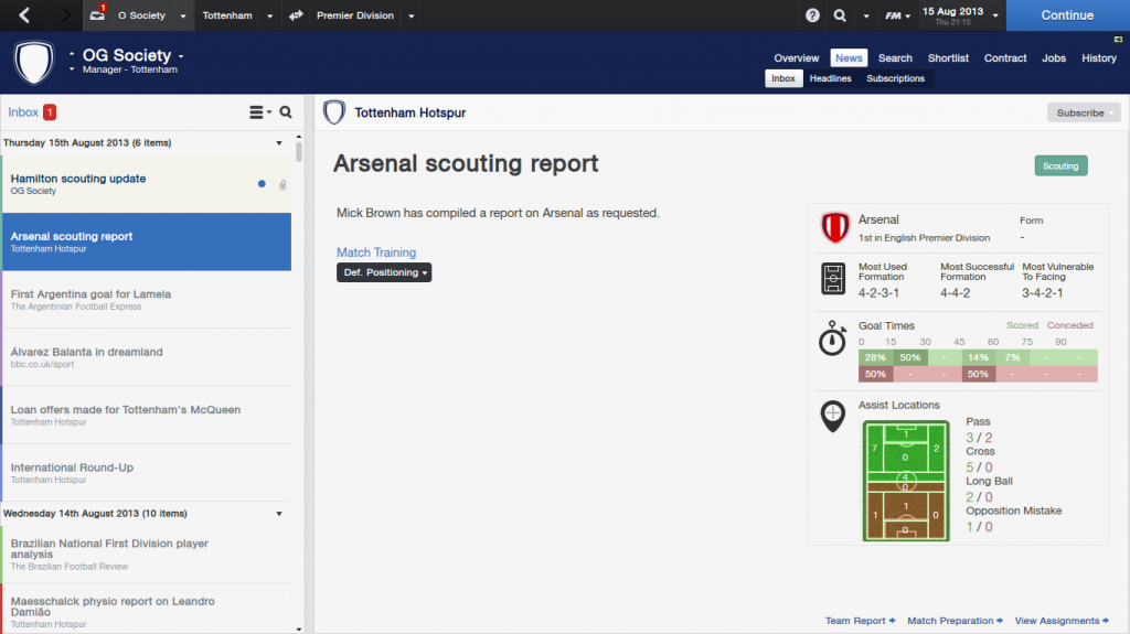 mac oncesi gozlemci raporu