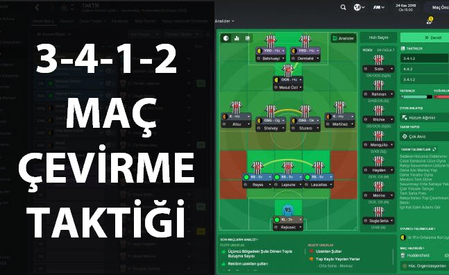 Fm 18 Taktik 3 4 1 2 Mac Cevirme Taktigi Fmhikayeleri Turkiye Nin Football Manager Sitesi